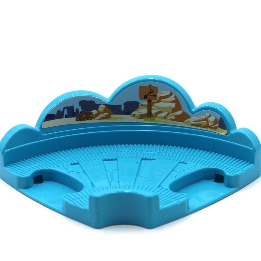 VTech GoGo Smart Wheels Treasure Mountain Train Replacement 90 Degree Blue Piece